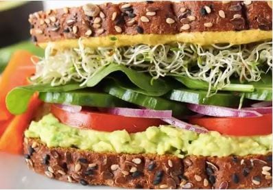Vegan Challenge Sandwich