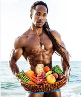 muscle image of man holding a fruit basket