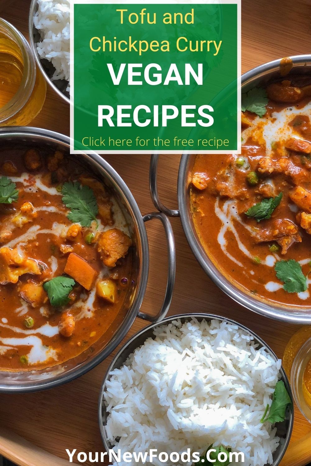 Vegan Tofu and Chickpea Curry Recipe