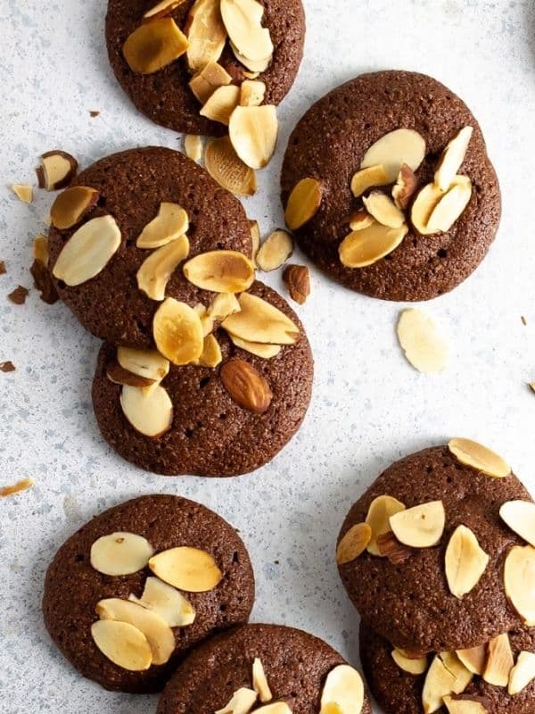 Almond Brownie Cookies - Gluten Free Cookie Recipe