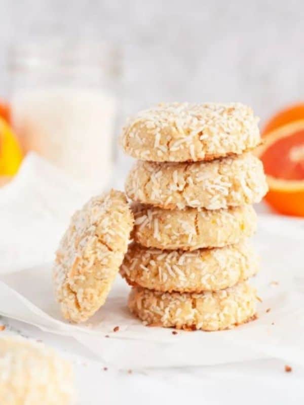 Coconut Orange Cookies (Vegan & Gluten-Free)
