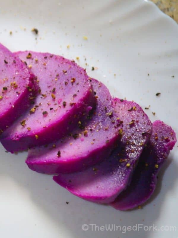 Indian Purple Yam Snack (Konfal Or Kand)