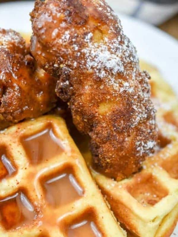 Keto Chicken And Waffles