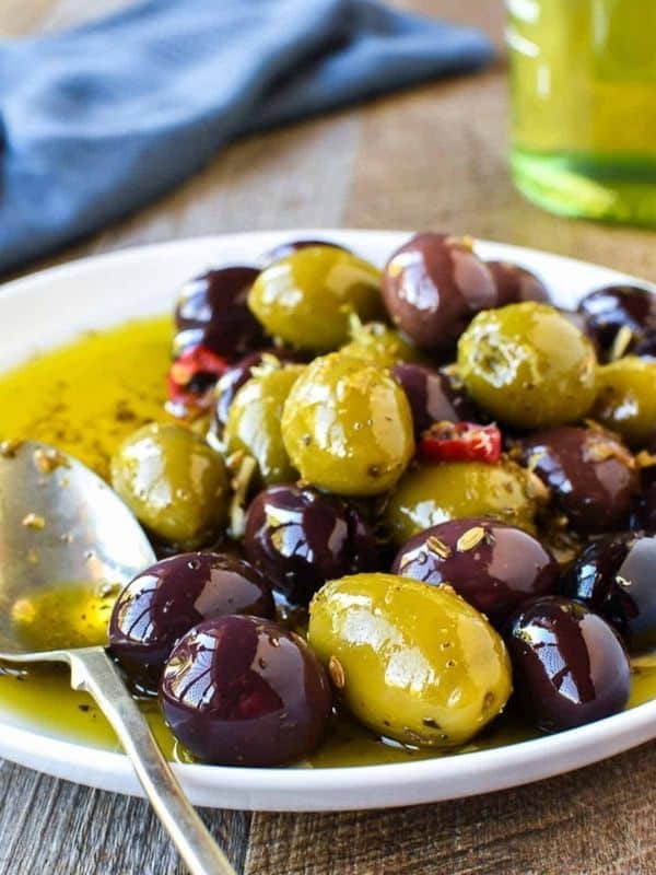 Marinated Warm Olives Recipe