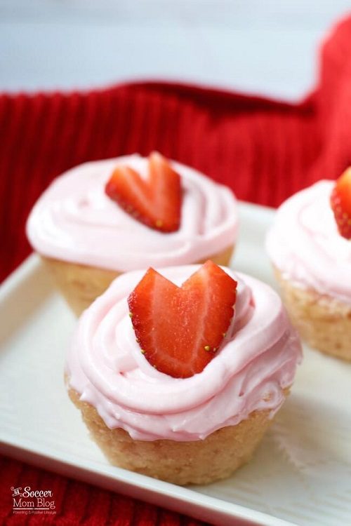 gluten-free strawberry cupcakes