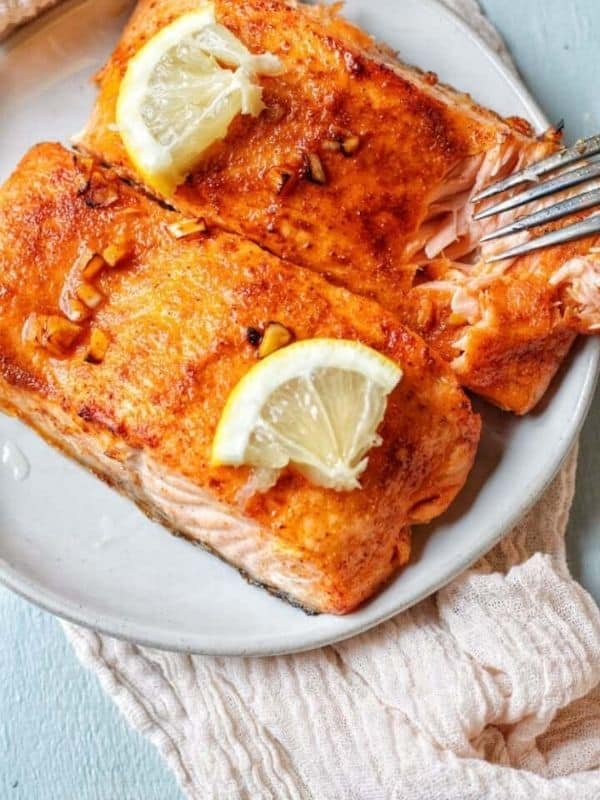 10 Minutes Honey Glazed Air Fryer Salmon Air Fryer Salmon Recipes