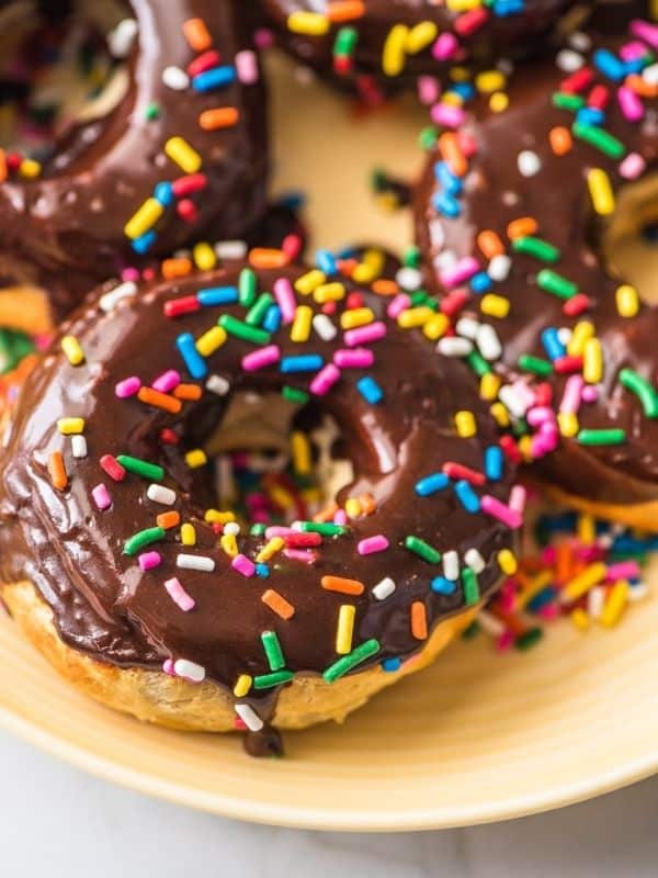 Air Fryer Donuts with Chocolate Glaze Recipe