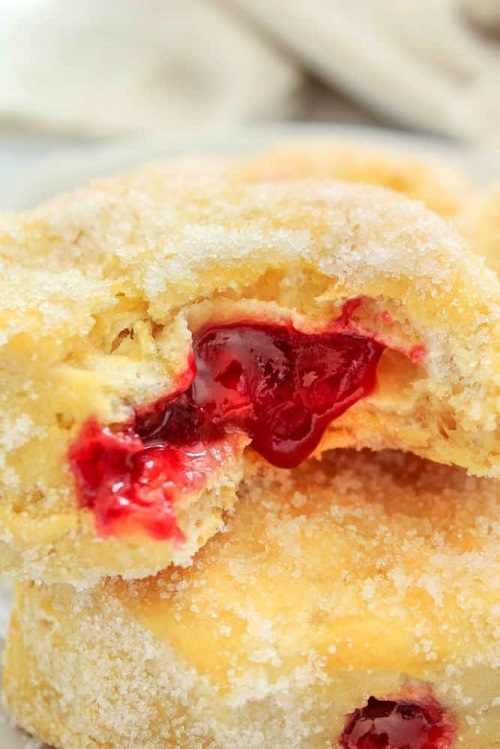 Air Fryer Jelly donuts