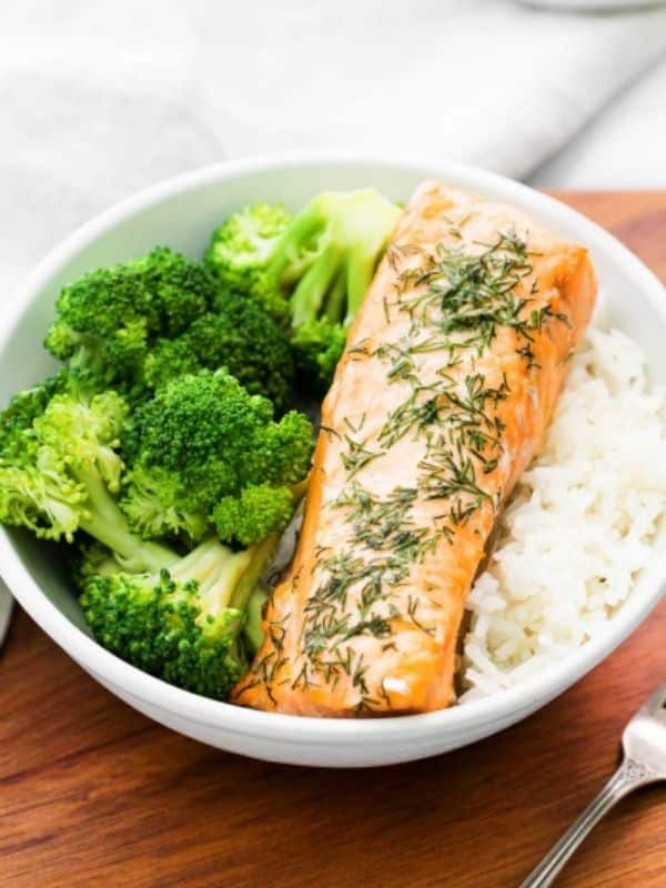 Air Fryer Salmon with Dill