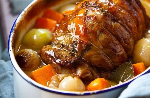 Lamb recipes for Easter Sticky Slow Roast Lamb