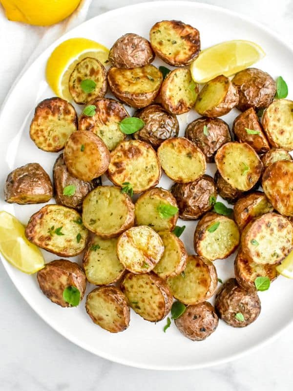 Crispy Air Fryer Greek Potatoes