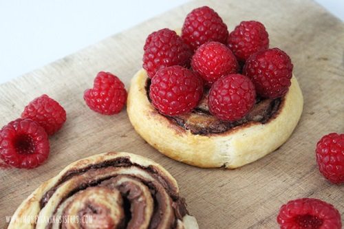 Easy Nutella & Raspberry breakfast recipes