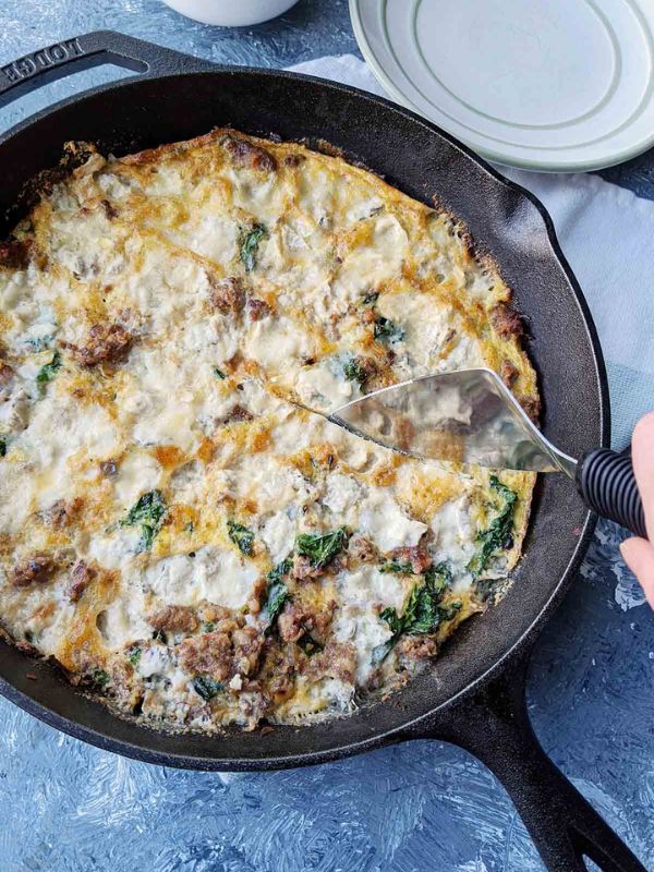 Sausage and Kale Frittata