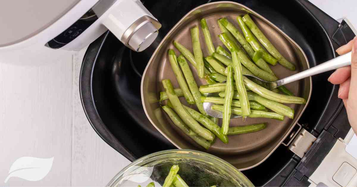 Air fryer side dish of green beens