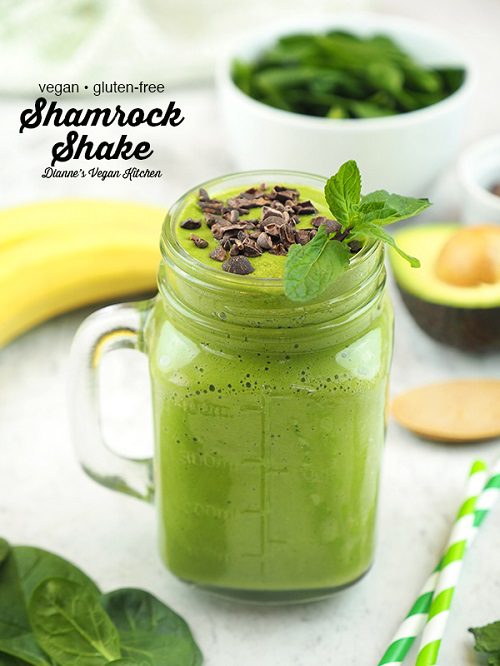 St Patrick’s Day Recipes vegan Shamrock Shake this St. Patrick’s Day