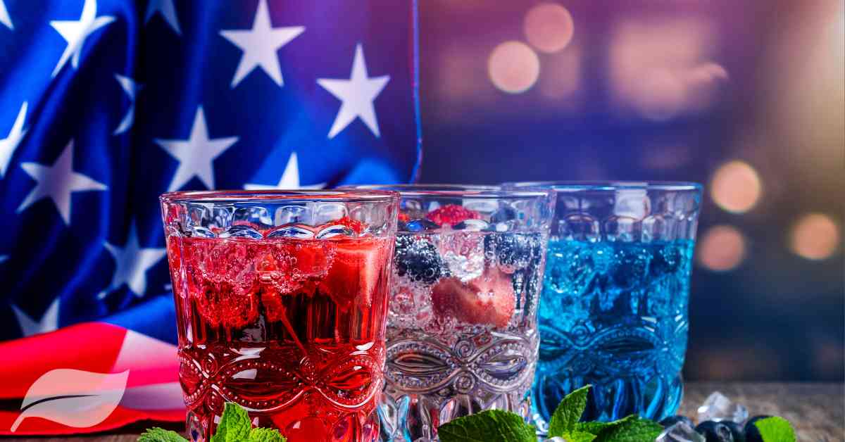 red, white and blue drinks to celebrate 4th of july