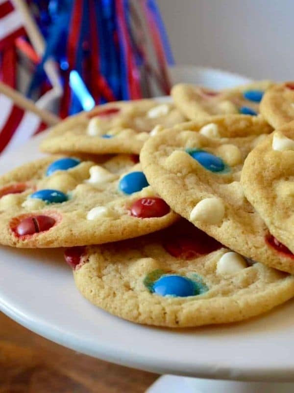 4th of July Cookies With M&M's