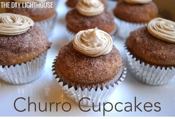Churro Cupcakes For Cinco De Mayo