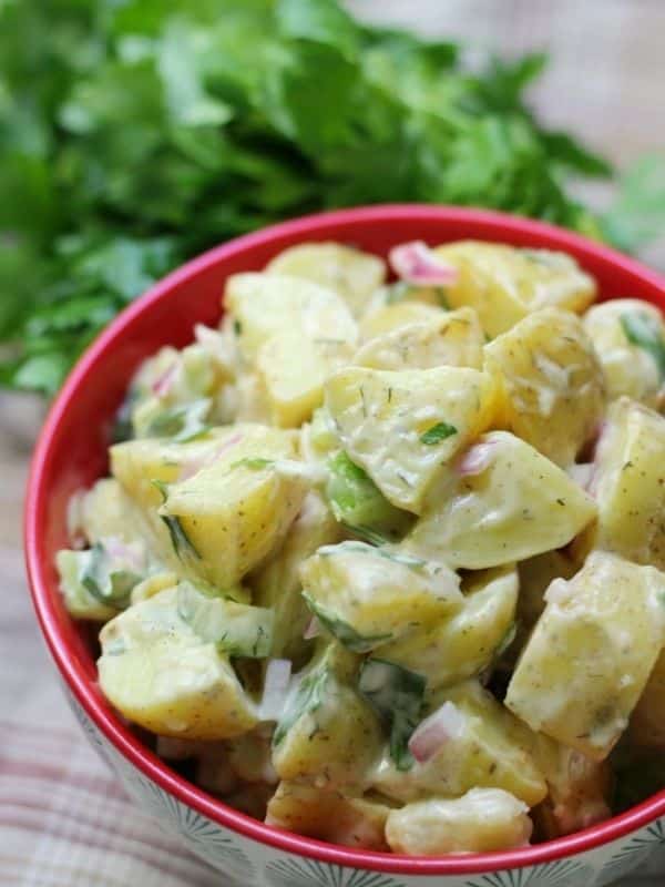 Classic American Potato Salad (Gluten-Free, Vegan, Allergy-Free)