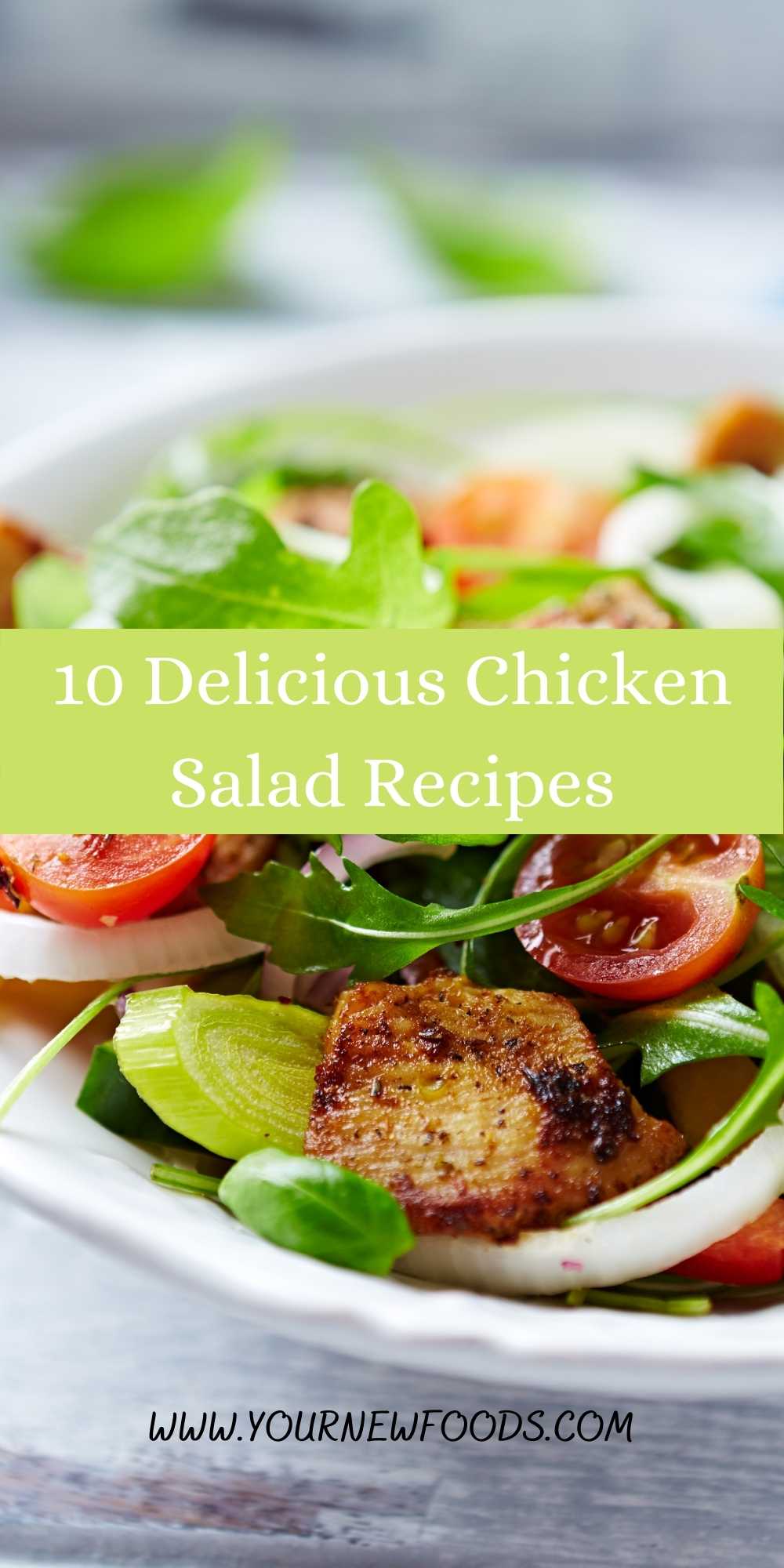 Delicious chicken Salad 10 Recipes
