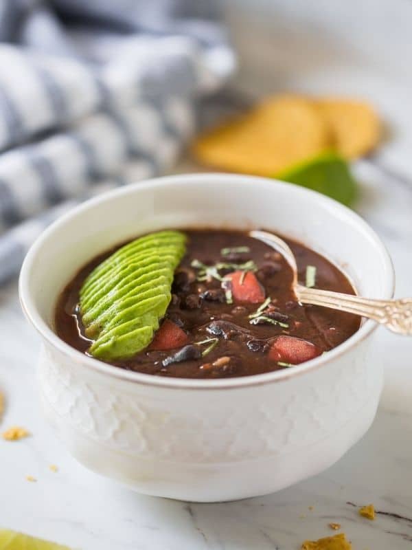 Easy and Healthy Instant Pot Black Bean Soup