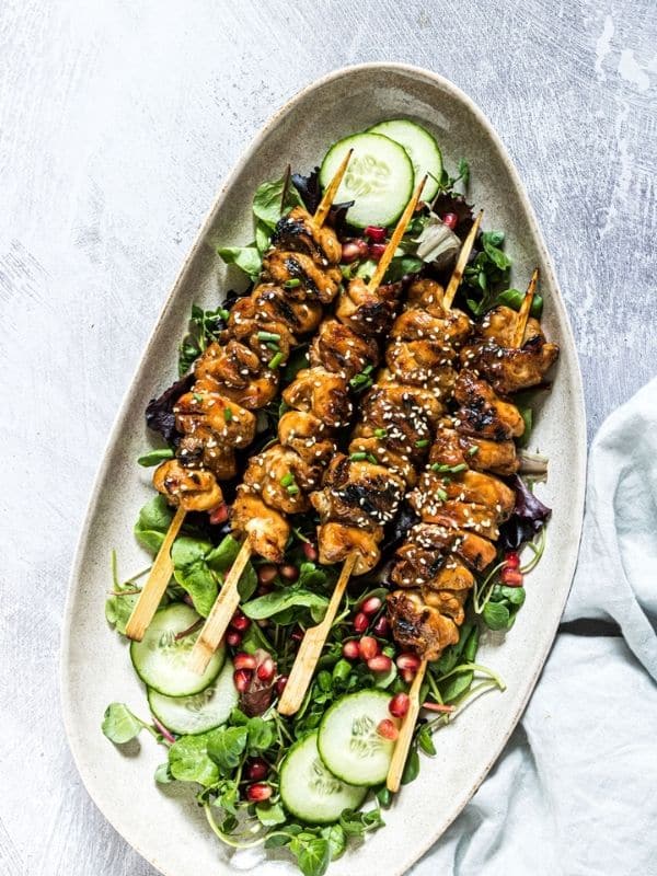 Grilled Chicken Kabobs Skewers (Coconut Lime)