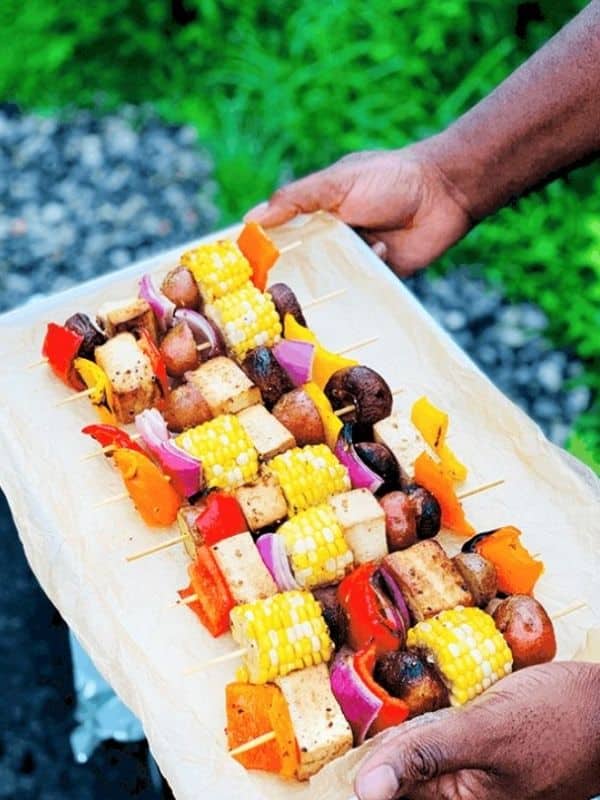 How To Make Vegetable Kabobs