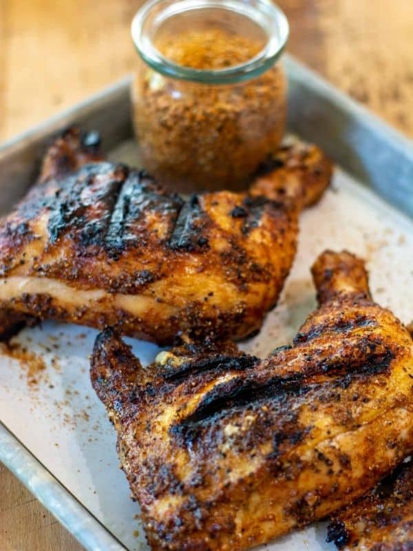 How to Make Grilled Chicken Leg Quarters {45 Minutes}