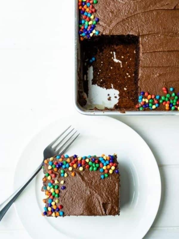Mexican Chocolate Sheet Cake