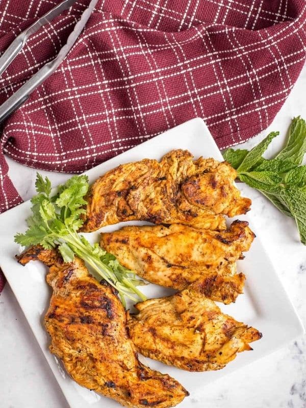 Moroccan Grilled Chicken Breasts