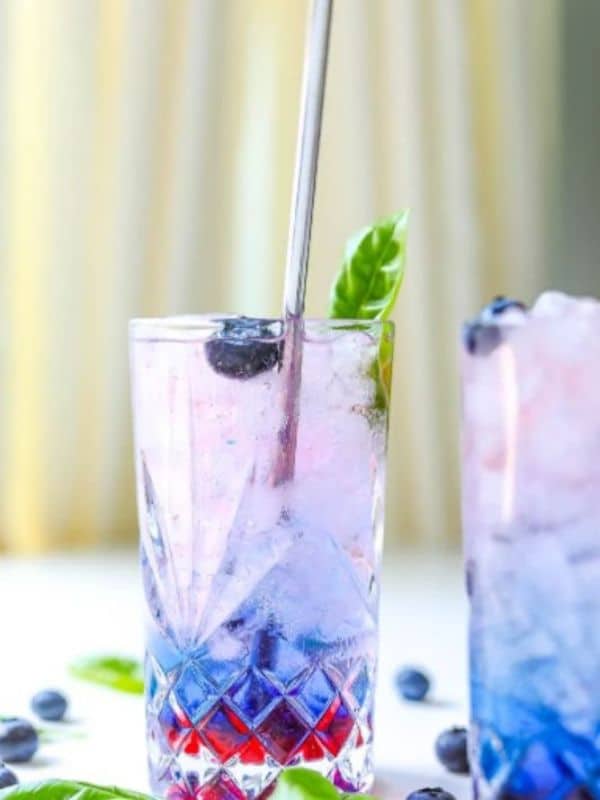 Red + Blueberry Vodka Cocktail