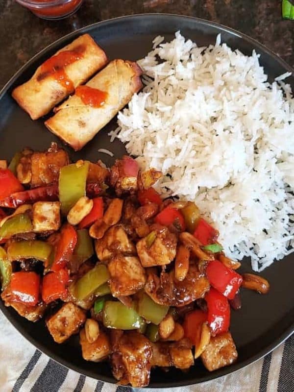 Vegan Recipes Asian Kung Pao Tofu