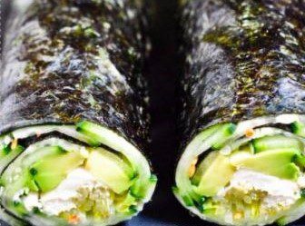 Quick Nori Roll With Cucumber & Avocado Recipe