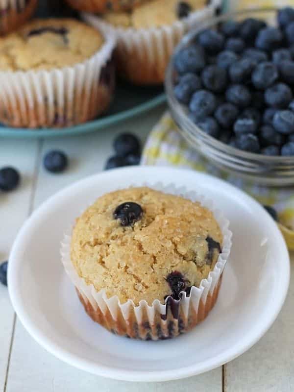 Vegan Gluten-Free Blueberry Muffins