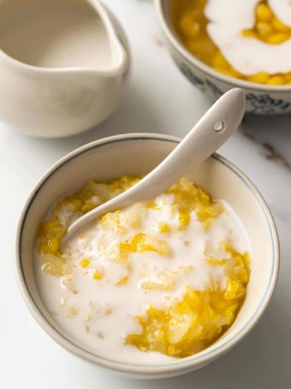 Vegan Recipes Asian Vietnamese Sweet Corn Pudding (Che Bap/Che Ngo)