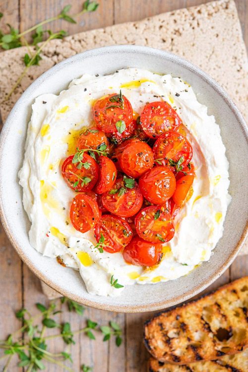 Whipped Ricotta Dip with Roasted Tomatoes