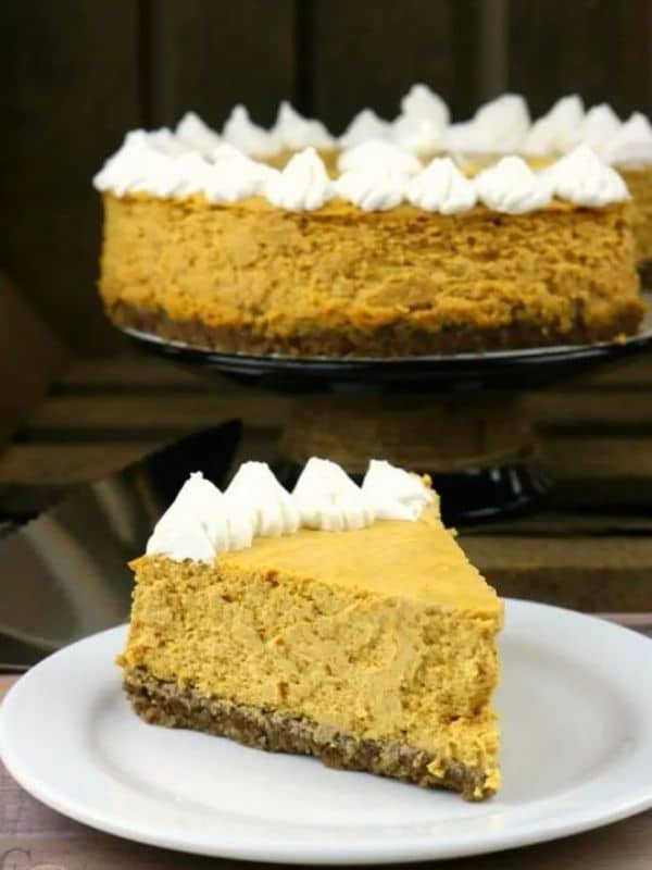 Keto Pumpkin Cheesecake Recipe With Pecan Crust