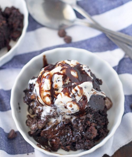 Molten Brownie Pudding {Instant Pot}