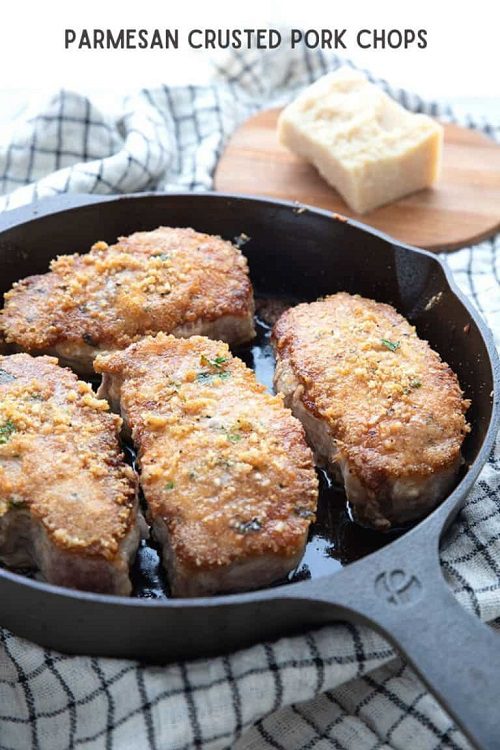 Parmesan Crusted Pork Chops – Keto Recipe