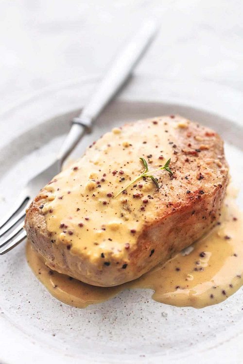 Pork Chops with Dijon Cream Sauce