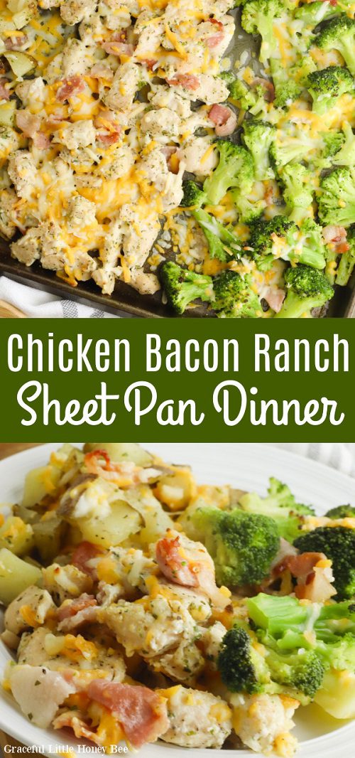Chicken Bacon Ranch Sheet Pan Dinner