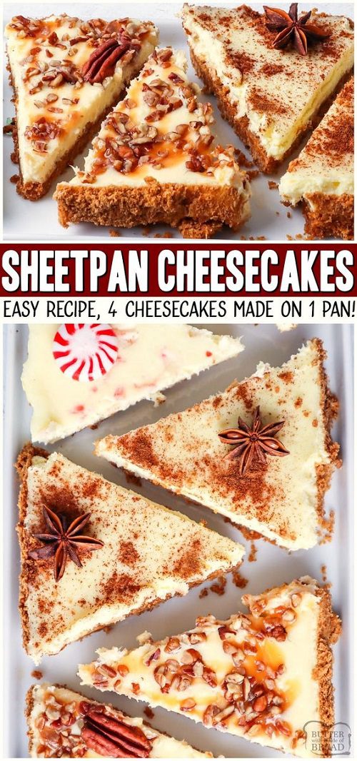 Easy Sheet Pan Cheesecake