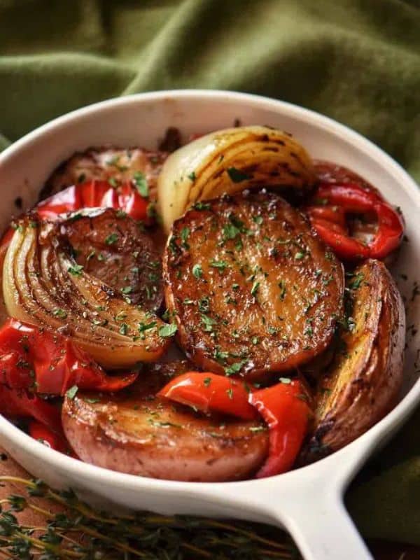 Thanksgiving Side Dish Balsamic Roasted Red Potatoes Recipe