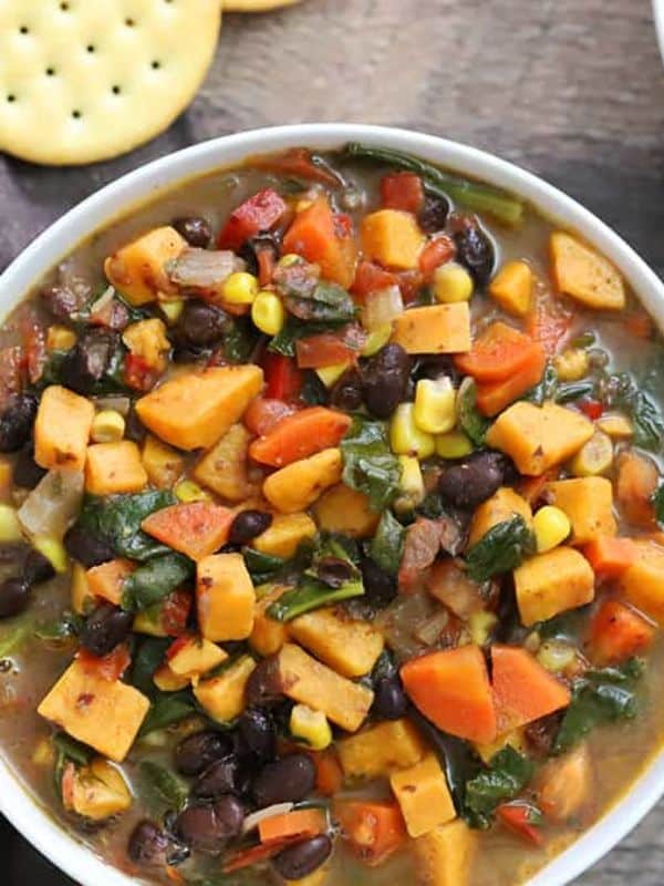 Fall Soup Recipes Black Bean Sweet Potato Soup
