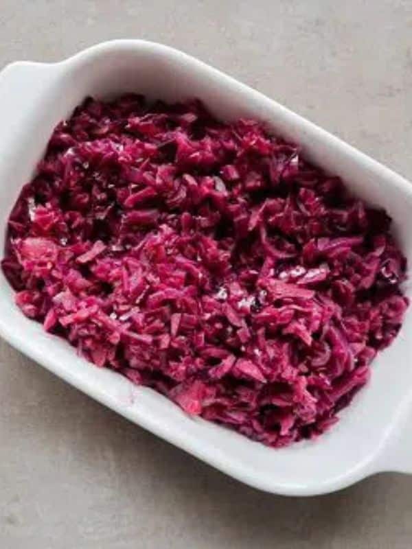 Thanksgiving Side Dish Braised Red Cabbage Recipe