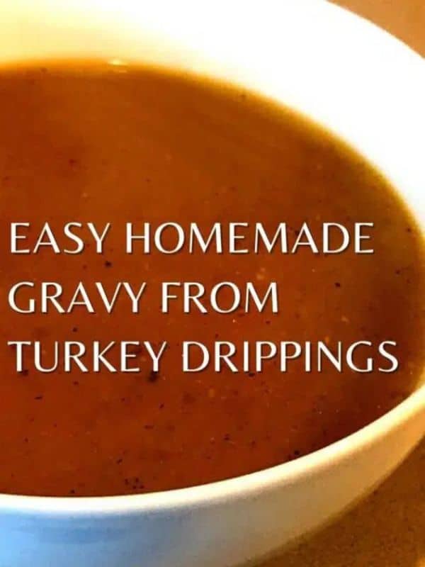 Thanksgiving Side Dish Homemade Turkey Gravy from Drippings recipe
