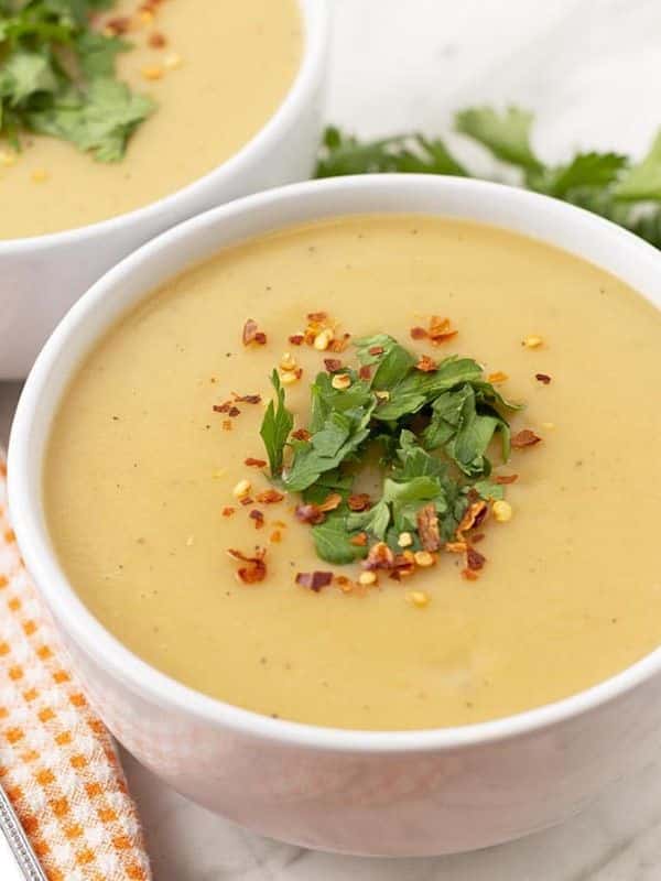 Fall Soup Recipes Vegan Cauliflower Soup