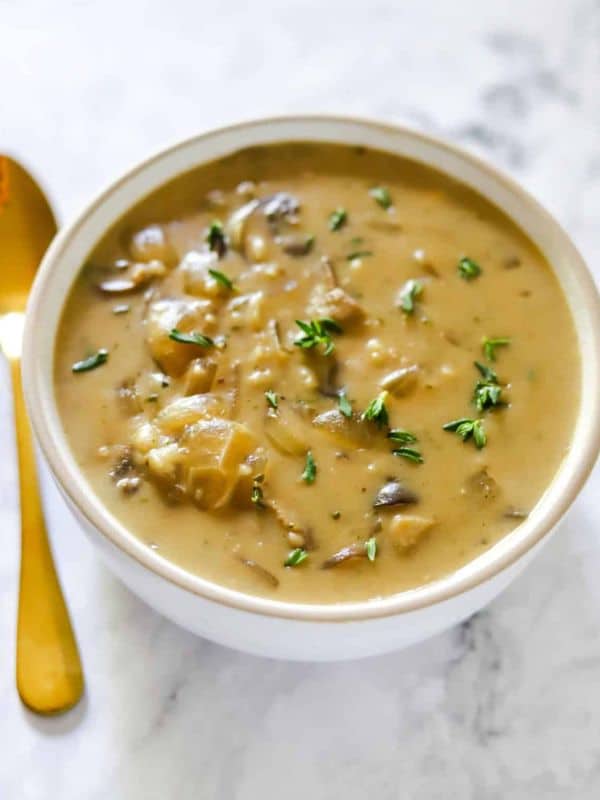 Fall Soup Recipes Vegan Mushroom Soup