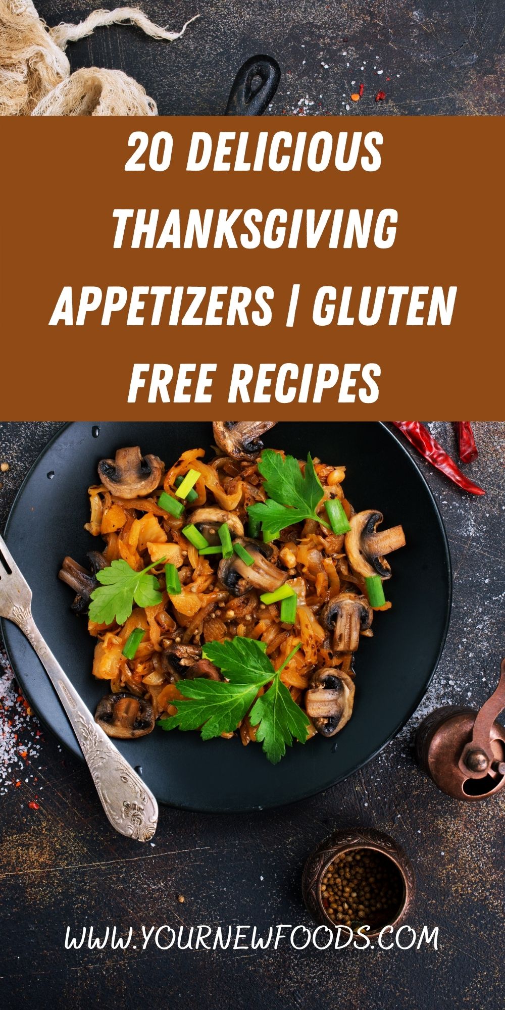 Sauted mushrooms gluten free appetizers for thannksgiving