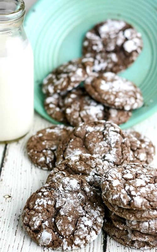 Cookie Recipes For Thanksgiving Chocolate Crinkle Cookies Recipe